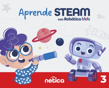 [Libro físico] Aprende STEAM con Robótica kids 3 [impreso] (ISBN 978-968-9762-15-7)
